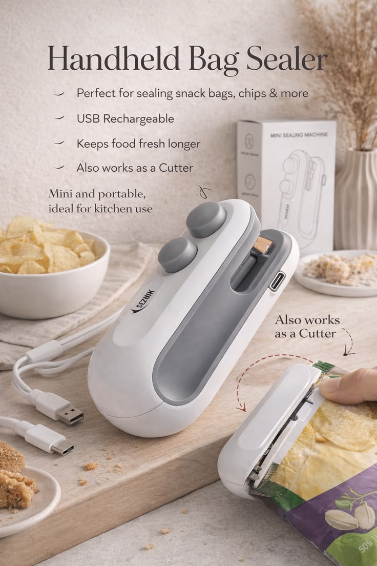 2 in 1 USB Sealer Machine