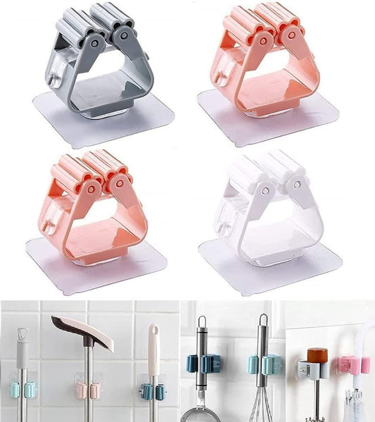 BROOM HOLDER WITH STICKER (Pack of 5)