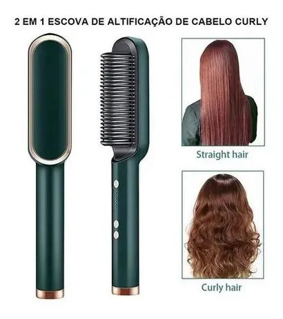 HAIR STRAIGHTNER COMB BRUSH