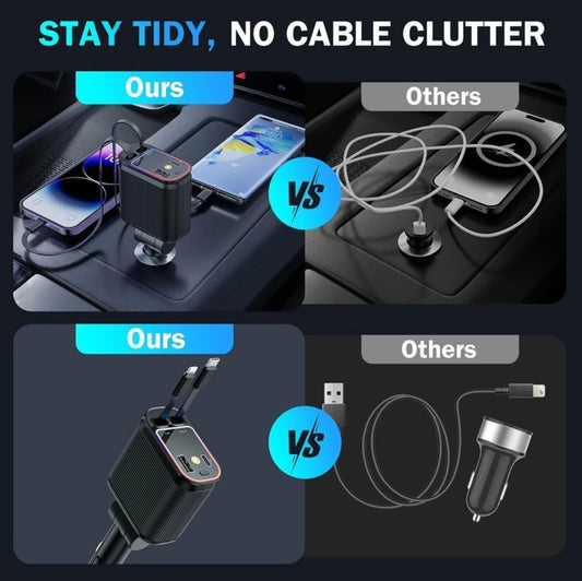 4 IN 1 CAR CHARGER